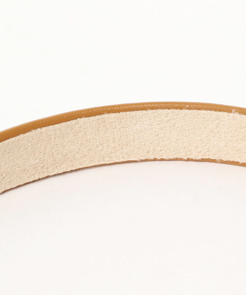 BEAMS LIGHTS（ビームスライツ）の「BEAMS LIGHTS / スリム レザー カチューシャ（カチューシャ・レディース・ブラック/オフホワイト/ブラウン系その他3・ONE SIZE）」の5枚目の写真