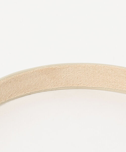 BEAMS LIGHTS（ビームスライツ）の「BEAMS LIGHTS / スリム レザー カチューシャ（カチューシャ・レディース・ブラック/オフホワイト/ブラウン系その他3・ONE SIZE）」の8枚目の写真