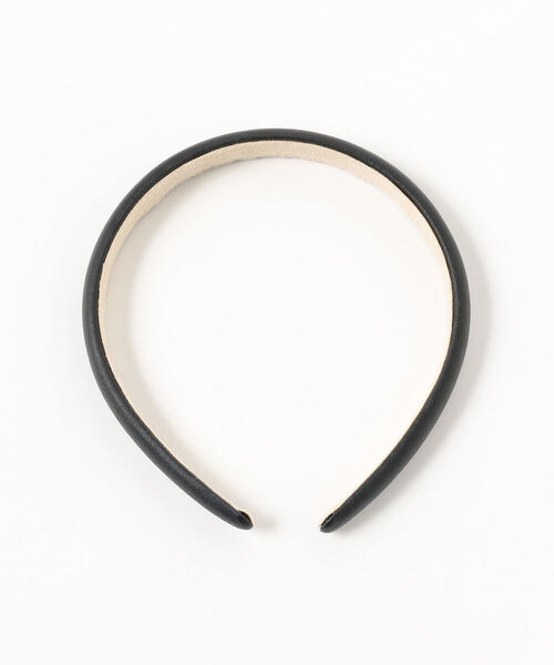 BEAMS LIGHTS（ビームスライツ）の「BEAMS LIGHTS / スリム レザー カチューシャ（カチューシャ・レディース・ブラック/オフホワイト/ブラウン系その他3・ONE SIZE）」の10枚目の写真