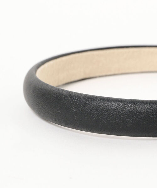 BEAMS LIGHTS（ビームスライツ）の「BEAMS LIGHTS / スリム レザー カチューシャ（カチューシャ・レディース・ブラック/オフホワイト/ブラウン系その他3・ONE SIZE）」の12枚目の写真