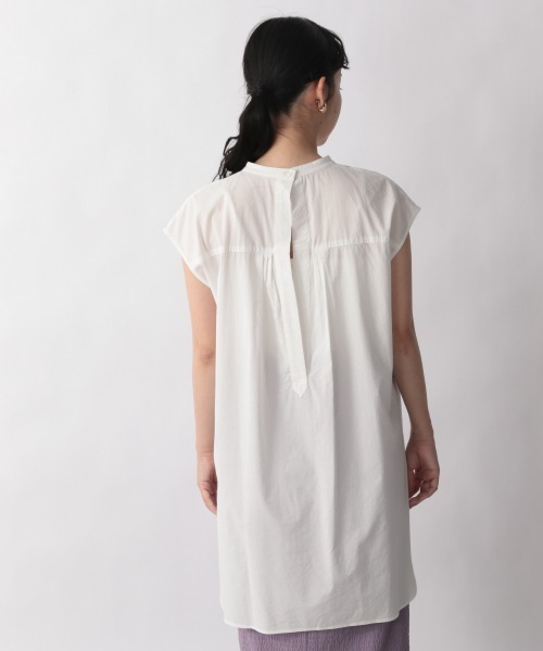 LOWRYS FARM(ローリーズファーム)の「フロントタックチュニックノースリーブ 948452(シャツ/ブラウス・レディース・ブラック/ブラウン/オフホワイト・FREE)」の14枚目の写真