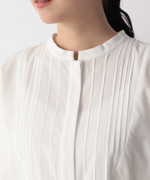 LOWRYS FARM(ローリーズファーム)の「フロントタックチュニックノースリーブ 948452(シャツ/ブラウス・レディース・ブラック/ブラウン/オフホワイト・FREE)」の8枚目の写真