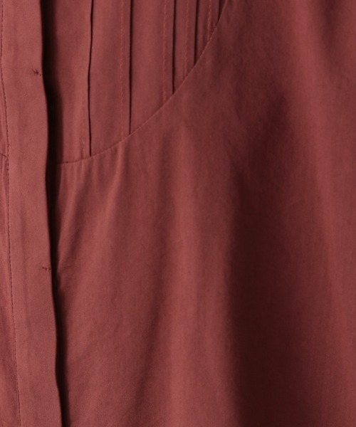 LOWRYS FARM(ローリーズファーム)の「フロントタックチュニックノースリーブ 948452(シャツ/ブラウス・レディース・ブラック/ブラウン/オフホワイト・FREE)」の9枚目の写真