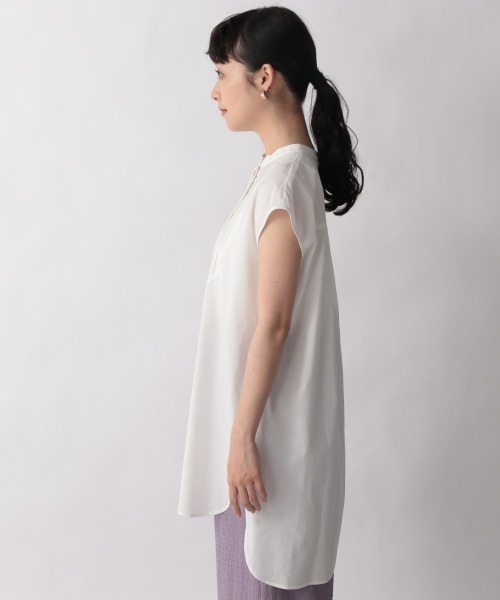 LOWRYS FARM(ローリーズファーム)の「フロントタックチュニックノースリーブ 948452(シャツ/ブラウス・レディース・ブラック/ブラウン/オフホワイト・FREE)」の20枚目の写真