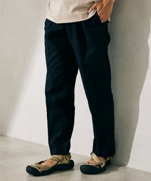 FLANDERS LINEN/フランダースリネン テーパードタック パンツ