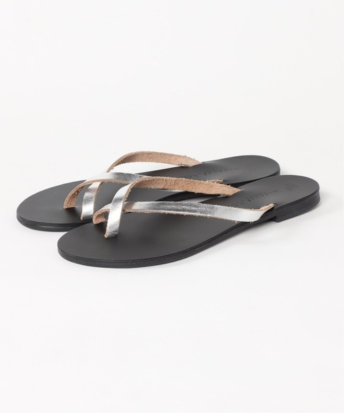 Spick & Span（スピックアンドスパン）の「【NICOLAS LAINAS】クロスストラップサンダル（サンダル・レディース・ベージュ/ブラック・38/39/36/37）」の6枚目の写真