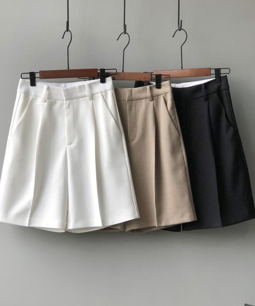 Ulysses（ユリシス）の「タックハーフパンツ（その他パンツ・レディース・キャメル/ブラック/ホワイト・M/L）」の20枚目の写真