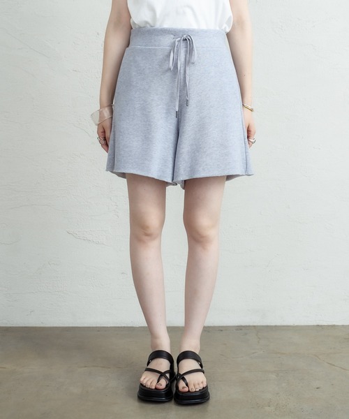 mystic（ミスティック）の「スウェットショートパンツ（スウェットパンツ・レディース・グレー/オフホワイト・FREE）」の10枚目の写真