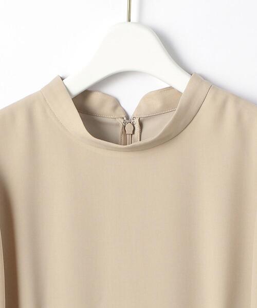 green label relaxing（グリーンレーベルリラクシング）の「D GB ハイネック キリカエ ギャザー [ワンピース]（ワンピース・レディース・ブラック/ベージュ・FREE）」の10枚目の写真