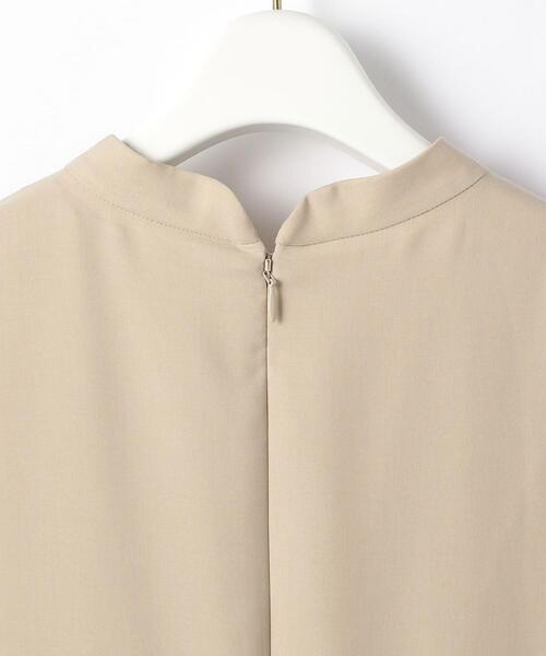 green label relaxing（グリーンレーベルリラクシング）の「D GB ハイネック キリカエ ギャザー [ワンピース]（ワンピース・レディース・ブラック/ベージュ・FREE）」の14枚目の写真