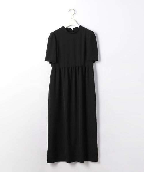 green label relaxing（グリーンレーベルリラクシング）の「D GB ハイネック キリカエ ギャザー [ワンピース]（ワンピース・レディース・ブラック/ベージュ・FREE）」の16枚目の写真