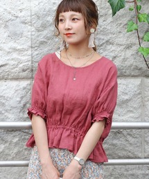 Crisp | ギャザーパフブラウス(シャツ/ブラウス)