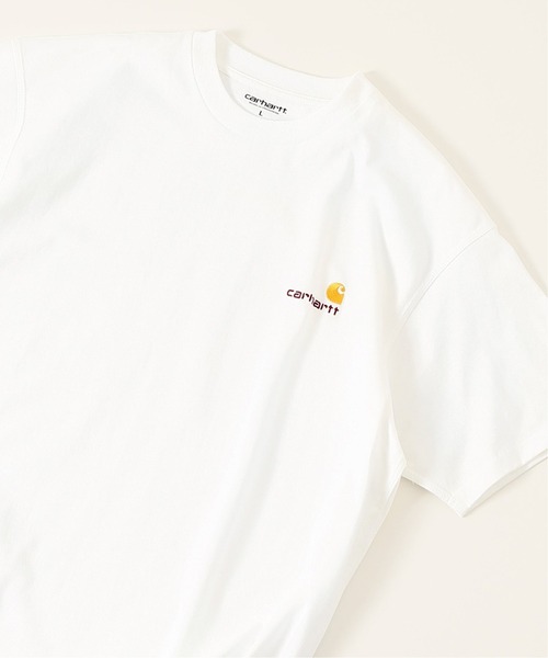 Carhartt WIP（カーハートダブリューアイピー）の「【CARHARTT WIP / カーハート ダブリューアイピー】S/S AMERICAN SCRIPT T-SHIRT（Tシャツ/カットソー・メンズ・ホワイト/ブラック/ライトグレー/モスグリーン・LARGE/MEDIUM）」の2枚目の写真