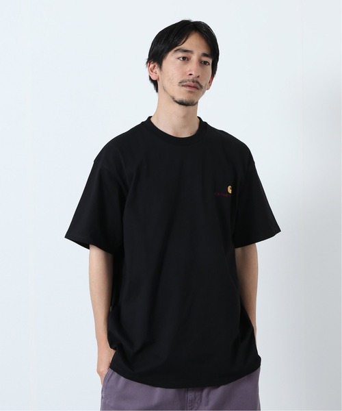 Carhartt WIP（カーハートダブリューアイピー）の「【CARHARTT WIP / カーハート ダブリューアイピー】S/S AMERICAN SCRIPT T-SHIRT（Tシャツ/カットソー・メンズ・ホワイト/ブラック/ライトグレー/モスグリーン・LARGE/MEDIUM）」の8枚目の写真