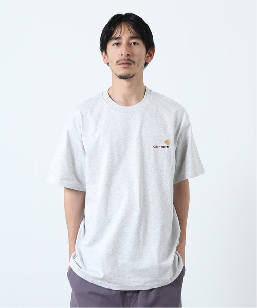 Carhartt WIP（カーハートダブリューアイピー）の「【CARHARTT WIP / カーハート ダブリューアイピー】S/S AMERICAN SCRIPT T-SHIRT（Tシャツ/カットソー・メンズ・ホワイト/ブラック/ライトグレー/モスグリーン・LARGE/MEDIUM）」の5枚目の写真