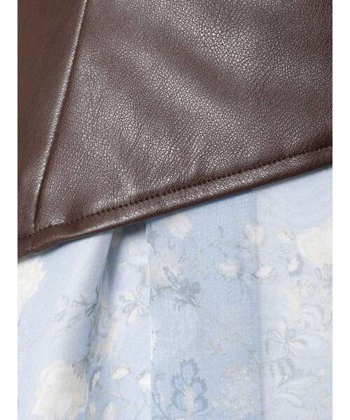 MERCURYDUO（マーキュリーデュオ）の「コルセットベルト付ペイズリーロングワンピース（ワンピース・レディース・ブルー/ベージュ・SMALL/MEDIUM）」の11枚目の写真