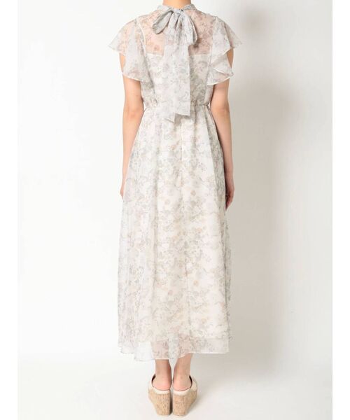 MERCURYDUO（マーキュリーデュオ）の「コルセットベルト付ペイズリーロングワンピース（ワンピース・レディース・ブルー/ベージュ・SMALL/MEDIUM）」の14枚目の写真