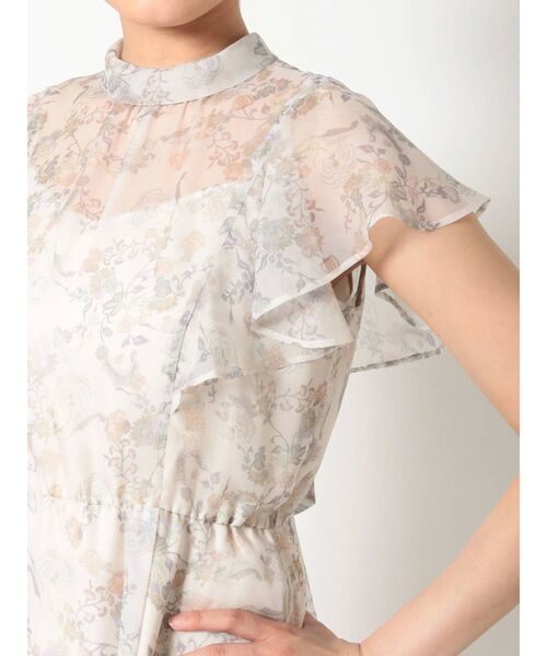 MERCURYDUO（マーキュリーデュオ）の「コルセットベルト付ペイズリーロングワンピース（ワンピース・レディース・ブルー/ベージュ・SMALL/MEDIUM）」の16枚目の写真