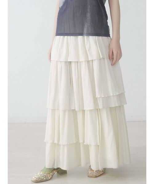 merry jenny（メリージェニー）の「ベロアスパンコールミュール（パンプス・レディース・ベージュ/グリーン・MEDIUM/LARGE）」の7枚目の写真