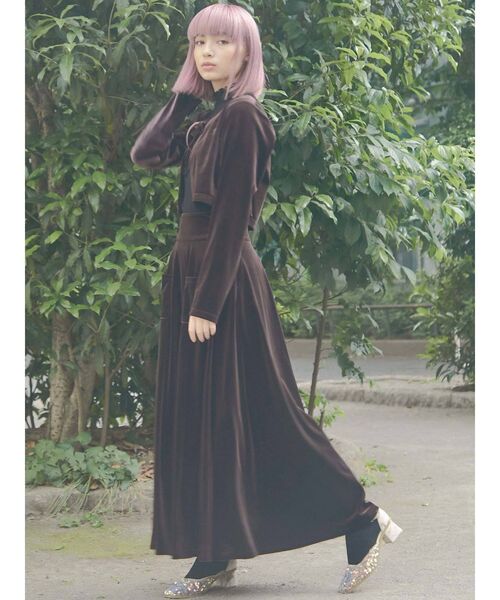 merry jenny（メリージェニー）の「ベロアスパンコールミュール（パンプス・レディース・ベージュ/グリーン・MEDIUM/LARGE）」の20枚目の写真