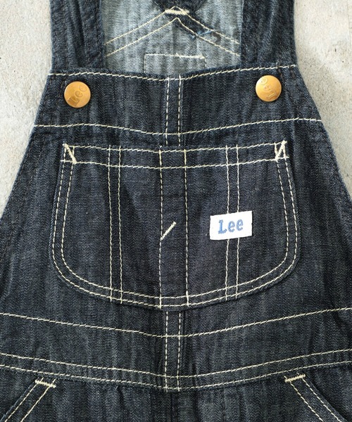 Lee（リー）の「Lee/リー【70cm/80cm/90cm】ファーストデニム BABYオーバーオール（サロペット/オーバーオール・キッズ・インディゴブルー/ワンウォッシュ・90/80/70）」の6枚目の写真