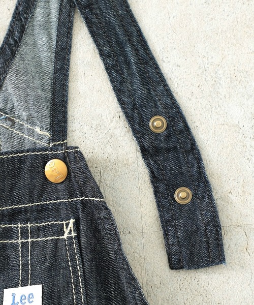 Lee（リー）の「Lee/リー【70cm/80cm/90cm】ファーストデニム BABYオーバーオール（サロペット/オーバーオール・キッズ・インディゴブルー/ワンウォッシュ・90/80/70）」の8枚目の写真