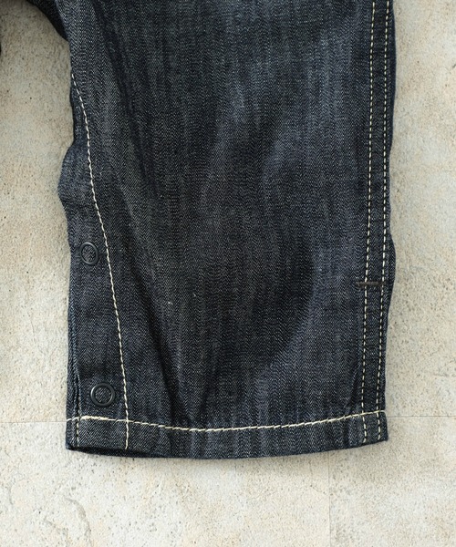 Lee（リー）の「Lee/リー【70cm/80cm/90cm】ファーストデニム BABYオーバーオール（サロペット/オーバーオール・キッズ・インディゴブルー/ワンウォッシュ・90/80/70）」の10枚目の写真