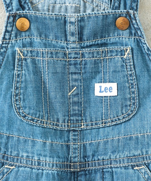 Lee（リー）の「Lee/リー【70cm/80cm/90cm】ファーストデニム BABYオーバーオール（サロペット/オーバーオール・キッズ・インディゴブルー/ワンウォッシュ・90/80/70）」の16枚目の写真