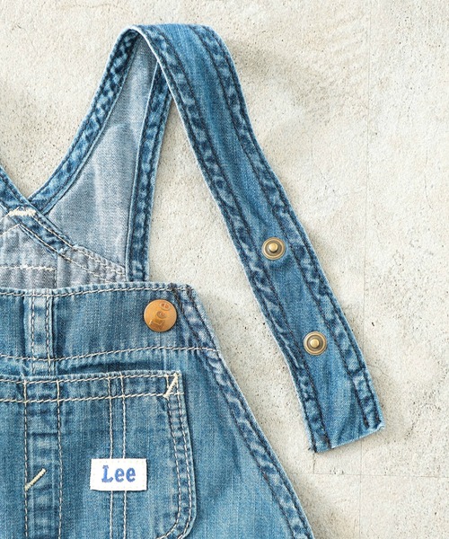 Lee（リー）の「Lee/リー【70cm/80cm/90cm】ファーストデニム BABYオーバーオール（サロペット/オーバーオール・キッズ・インディゴブルー/ワンウォッシュ・90/80/70）」の18枚目の写真