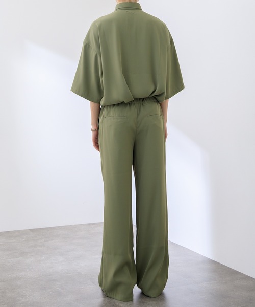 Adoon plain（アドーンプレーン）の「【Adoon plain】ストレートパンツ（セットアップ着用可）（その他パンツ・メンズ・ネイビー/カーキ/サックスブルー・MEDIUM/LARGE）」の5枚目の写真