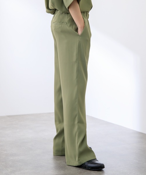 Adoon plain（アドーンプレーン）の「【Adoon plain】ストレートパンツ（セットアップ着用可）（その他パンツ・メンズ・ネイビー/カーキ/サックスブルー・MEDIUM/LARGE）」の10枚目の写真