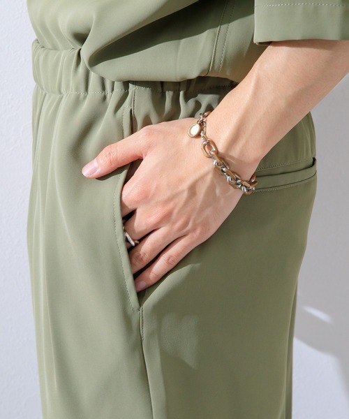 Adoon plain（アドーンプレーン）の「【Adoon plain】ストレートパンツ（セットアップ着用可）（その他パンツ・メンズ・ネイビー/カーキ/サックスブルー・MEDIUM/LARGE）」の13枚目の写真