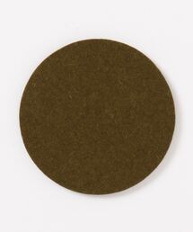 LABOUR AND WAIT(レイバーアンドウェイト)の【LABOUR AND WAIT】FELT COASTER OLIVE(ランチョンマット/テーブルウェア)