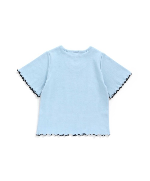 JENNI love（ジェニィラブ）の「チャーム付きメローテレコTシャツ（Tシャツ/カットソー・キッズ・サックスブルー/ブラック/ピンク・130cm/160cm/150cm/140cm）」の13枚目の写真