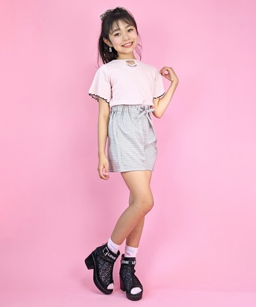 JENNI love（ジェニィラブ）の「チャーム付きメローテレコTシャツ（Tシャツ/カットソー・キッズ・サックスブルー/ブラック/ピンク・130cm/160cm/150cm/140cm）」の20枚目の写真