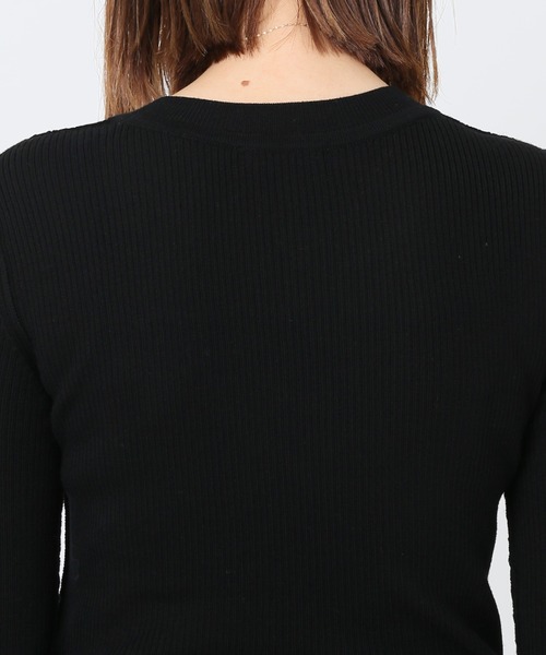 JOURNAL STANDARD（ジャーナルスタンダード）の「ウォッシャブルウールリブクルーネック◆（ニット/セーター・レディース・ブラウン/ホワイト/ブラック/ベージュ・FREE）」の22枚目の写真