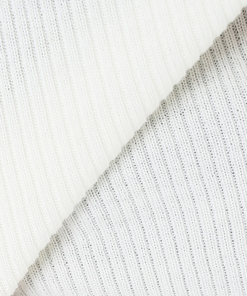 JOURNAL STANDARD（ジャーナルスタンダード）の「ウォッシャブルウールリブクルーネック◆（ニット/セーター・レディース・ブラウン/ホワイト/ブラック/ベージュ・FREE）」の6枚目の写真