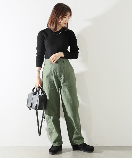 JOURNAL STANDARD（ジャーナルスタンダード）の「ウォッシャブルウールリブクルーネック◆（ニット/セーター・レディース・ブラウン/ホワイト/ブラック/ベージュ・FREE）」の10枚目の写真