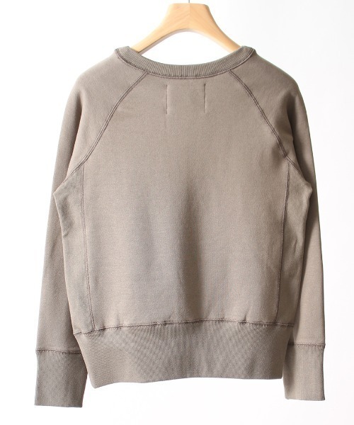 MICA&DEAL（マイカ＆ディール）の「[MICA&DEAL/マイカアンドディール] コットン裏毛 ラグランスウェットプルオーバー（スウェット・レディース・ブラック/オフホワイト/グレー系その他・40/38/36）」の8枚目の写真