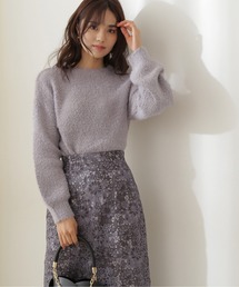 PROPORTION BODY DRESSING | ＜Ｅ＞ヘアリーヤーンモックネックプルオーバー / 1211275900(ニット/セーター)