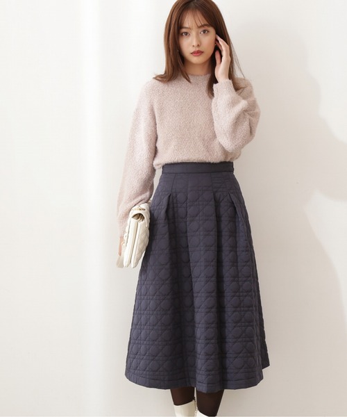 PROPORTION BODY DRESSING（プロポーションボディドレッシング）の「＜Ｅ＞ヘアリーヤーンモックネックプルオーバー / 1211275900（ニット/セーター・レディース・ブルー/オフホワイト/ベージュ・FREE）」の10枚目の写真