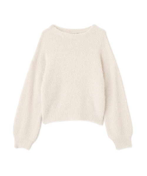 PROPORTION BODY DRESSING（プロポーションボディドレッシング）の「＜Ｅ＞ヘアリーヤーンモックネックプルオーバー / 1211275900（ニット/セーター・レディース・ブルー/オフホワイト/ベージュ・FREE）」の13枚目の写真