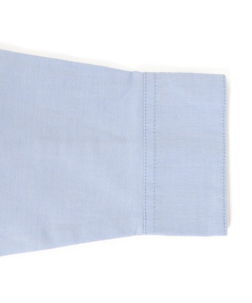 GLAZOS（グラソス）の「オックス・オーバーサイズ長袖シャツ（シャツ/ブラウス・キッズ・オフホワイト/サックスブルー・150cm/140cm/170cm/130cm/160cm）」の10枚目の写真