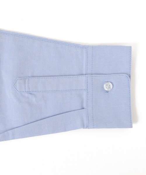 GLAZOS（グラソス）の「オックス・オーバーサイズ長袖シャツ（シャツ/ブラウス・キッズ・オフホワイト/サックスブルー・150cm/140cm/170cm/130cm/160cm）」の11枚目の写真