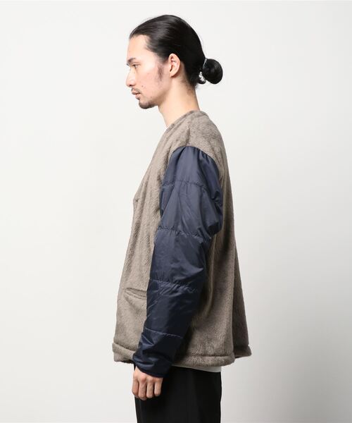 WHIZLIMITED（ウィズリミテッド）の「FUR CARDIGAN（カーディガン/ボレロ・メンズ・ブラウン/グレー・MEDIUM/LARGE）」の11枚目の写真