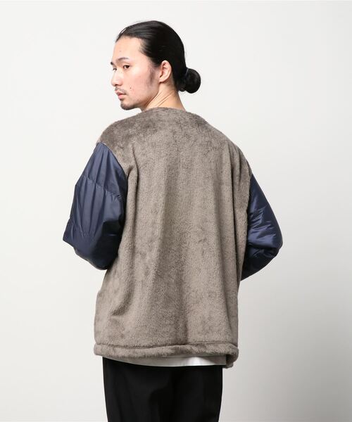 WHIZLIMITED（ウィズリミテッド）の「FUR CARDIGAN（カーディガン/ボレロ・メンズ・ブラウン/グレー・MEDIUM/LARGE）」の9枚目の写真