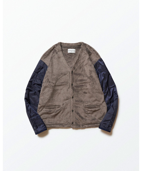 WHIZLIMITED（ウィズリミテッド）の「FUR CARDIGAN（カーディガン/ボレロ・メンズ・ブラウン/グレー・MEDIUM/LARGE）」の5枚目の写真