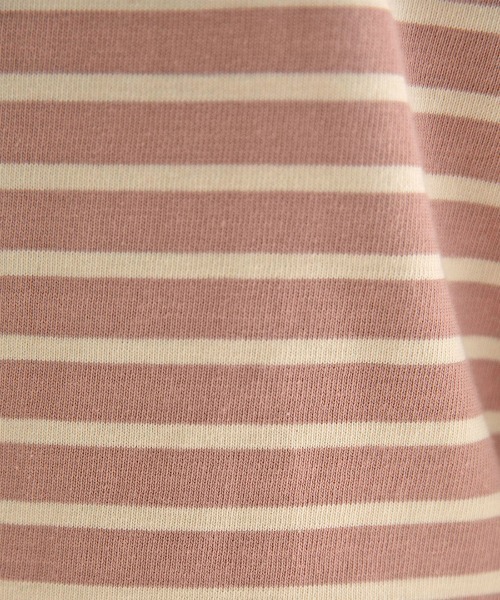mangata(モンガータ)の「Bicolor border long sleeve(Tシャツ/カットソー・レディース・ネイビー/ピンク・FREE)」の15枚目の写真
