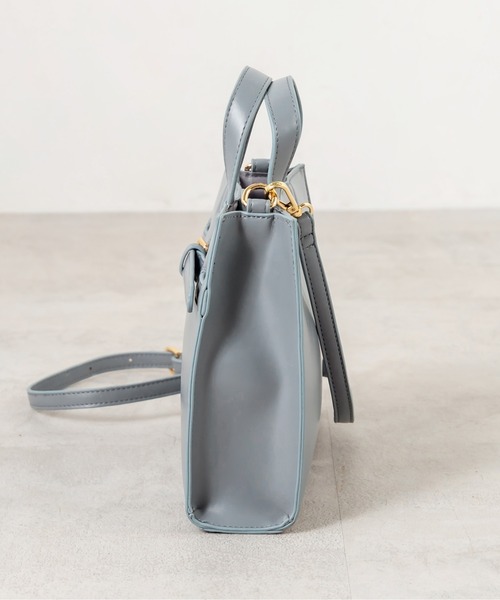 OLIVE des OLIVE（オリーブデオリーブ）の「ベルト付ミニショルダー（ショルダーバッグ・レディース・サックスブルー/ブラック/オフホワイト/ダークブラウン・FREE）」の14枚目の写真