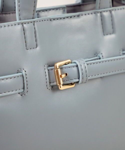 OLIVE des OLIVE（オリーブデオリーブ）の「ベルト付ミニショルダー（ショルダーバッグ・レディース・サックスブルー/ブラック/オフホワイト/ダークブラウン・FREE）」の16枚目の写真